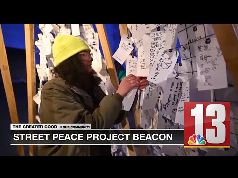 Local artist seeks to expand Peace Beacon to shine hope across communities