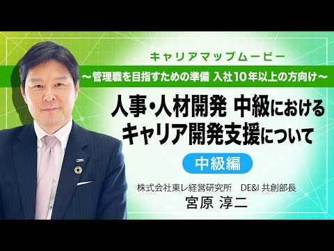 「人事・人材開発　中級におけるキャリア開発支援について」