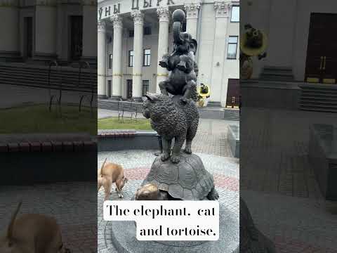 Circus statue in Minsk