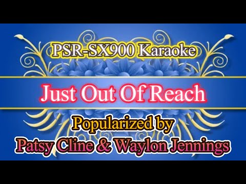 Just Out Of Reach - Patsy Cline & Waylon Jennings Duet Video Karaoke