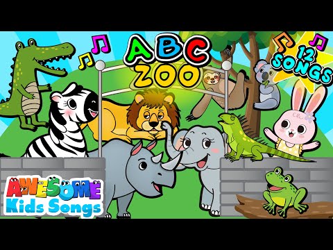 Alphabet Zoo & ABC Animal Learning Songs for Kids #AwesomeKidsSongs