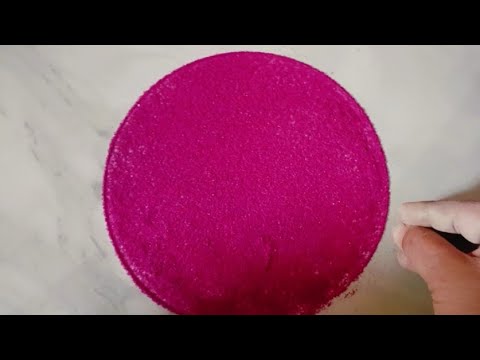 colourful flowers rangoli design सोपी आणि सुंदर छोटी रांगोळी easy rangoli