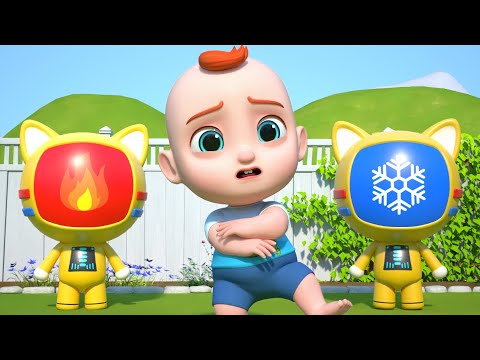 Learn Good Habits with Hot And Cold Song | Opposites Song | Leo Nursery Rhymes