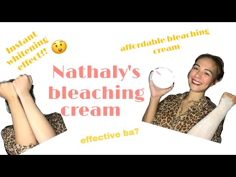 Nathaly's bleaching cream l Instant whitening effect in just 10 mins | murang pampaputi |bisaya vlog