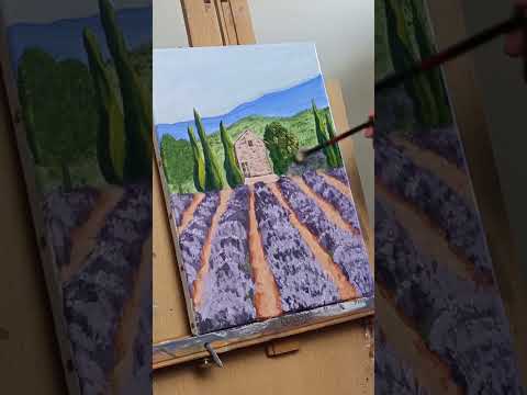 paint with me landscape #acrylicpainting #art #painting #paintingtutorialforbeginners #tiktok