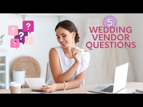 5 questions you must ask wedding vendors | Wedding ideas