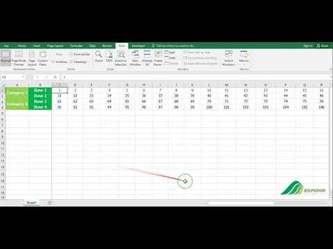 How to Freeze & Unfreeze More than One Column in Excel