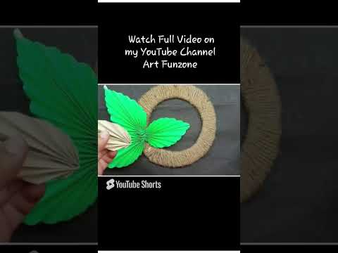 Christmas Craft| Diy Wreath #jute #jutecraft #christmas #shorts #ytshorts #youtubeshorts #diycraft