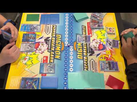 Digimon TCG Pepper Breath Gauntlet Round 3 Metal Garuru X VS Ophanimon