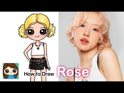 How to Draw Rose BlackPink | APT. | Apateu