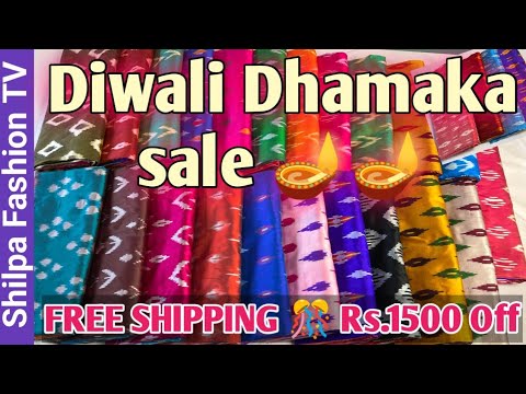 Exclusive Silk sarees Collection | Traditional pochampally sarees Unboxing | Sarees with price