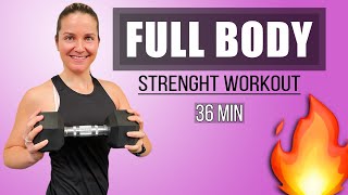 Entrenamiento para todo el cuerpo. Solo ejercicios de Fuerza🏋️‍♀️💪🏻