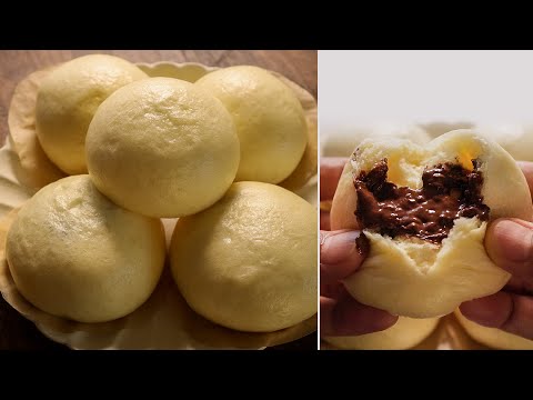 Bao Steamed Bun with Chocolate Filling | Easy Recipe