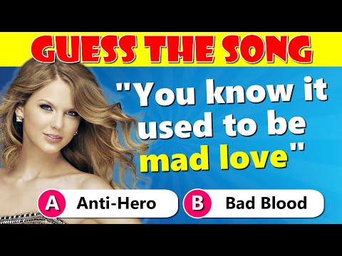 Guess the Song | Taylor Swift Lyrics Quiz