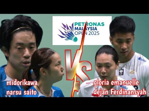 R16 : GLORIA/DEJAN [INA] VS SAITO/MIDORIKAWA [JPN] | petronas malaysia open 2024