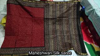 Maheshwari Silk Sarees new collection ।। Free shipping ।। silk Sarees ।। part 515