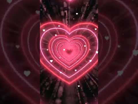 Heart Background❤️❤️Heart Tunnel | Animated Background | Wallpaper Heart | Neon Heart Tunnel