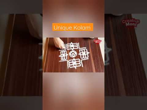 Unique kolam | #shorts by Creative Moni