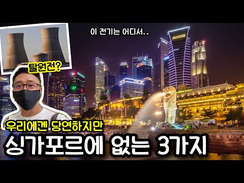 의외로 싱가포르에 없는 3가지 | 탈원전 vs 원자력 발전소 | 흥미로운 현지 이야기