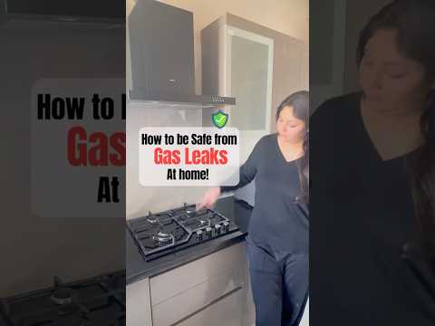 Be safe from Gas leaks & install a detector! #gasleaks #stove #kitchendesign #homesafetytips