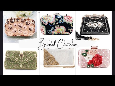 Bridal Clutches|| Party clutches || Embroidered clutches|| @Odette