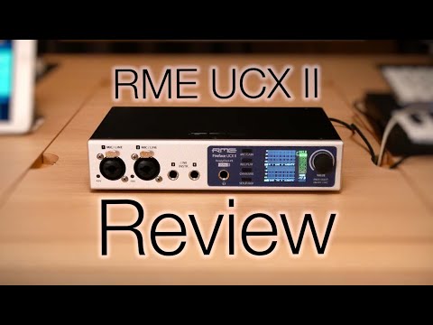 RME UCX II オーディオインターフェースレビュー Antelope Discrete 4 MOTU UltraLite mk5 UNIVERSAL AUDIO Apollo Twin UCX2