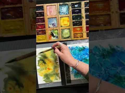 Lynda Norman’s Plastic Wrap Watercolor Secrets Revealed