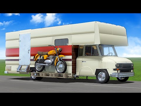 I Built a MOTORCYCLE CARRIER for my RV! (The Long Drive)