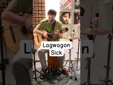 Lagwagon Sick acoustic punk cover #acoustic #foryou #lagwagon #onemanband #cajon #musician #fyp