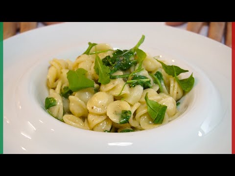 【イタリア人のルーコラの食べ方】身体に染み渡るルーコラとじゃがいものオレキエッテ【Orecchiette rucola e patate】