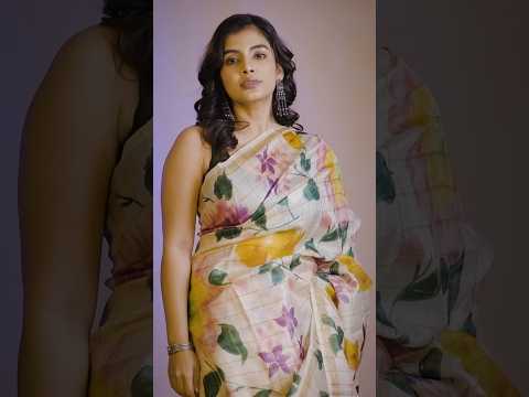 Experience the elegance of Murshidabadi Silk Saree✨ #jerryapp #trendingsong #youtubeshorts #saree