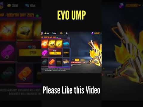 Evo ump in free fire | free fire game | free fire video | garena free fire | #shorts #freefire