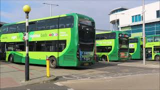 Southern Vectis Buses In Newport - A Few Random Clips - Isle Of Wight - March 2022 | kittikoko