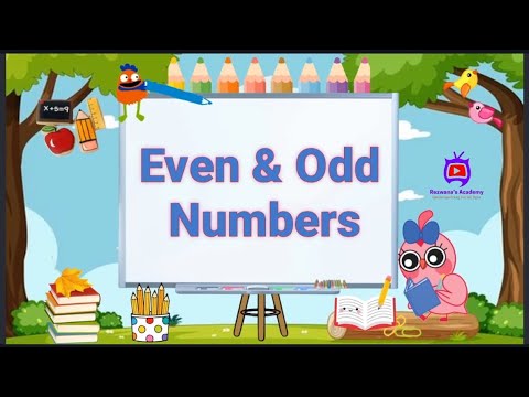 EVEN & ODD NUMBERS FOR KIDS | Kindergarten Mathematics |