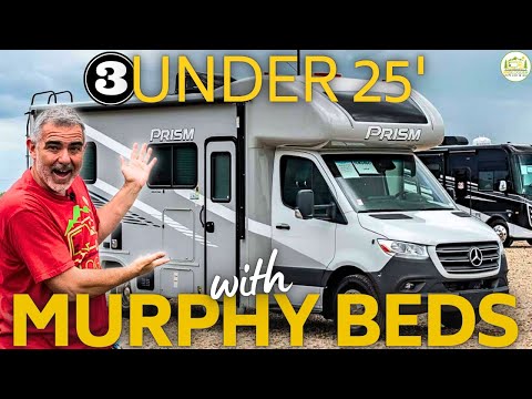 3 Awesome Class C RVs Under 25 Feet With Murphy Beds - 2024 Models