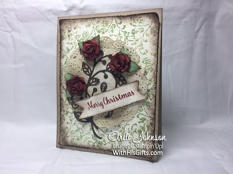 Craft With Me: Timeless Textures & Handmade Paper Roses Shabby Chic Christmas