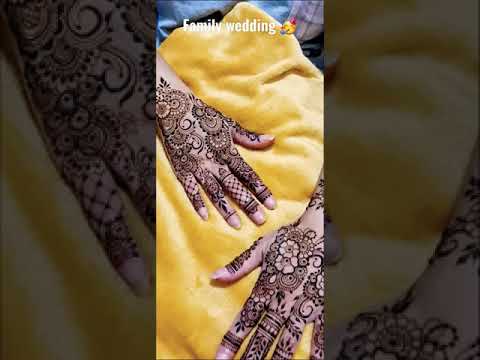 Heavy Henna for Family Wedding 🥰🥳