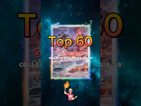 Top 60 EXPENSIVE Groudon Pokémon Cards 👀 #pokemon #groudon #pokemoncards