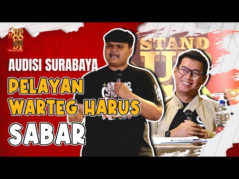 Keresahan Rio Pelayan Warteg yang harus Sabar Menghadapi Pembeli | SUCI 11 Audisi Surabaya