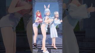 [Hololive] 신선한 멜론 Uchida 1 | PekoMama, Ririka, Noel [MMD]