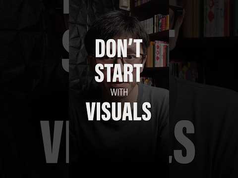 Don't Start with Visuals | Brand Design Tip No. 1 #branddesign #branding