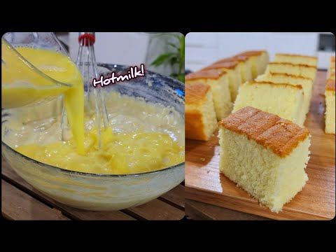 Sharing My Grandma's Perfect Hotmilk Cake/Very Soft and Spongy!