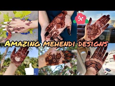 Beautiful mehendi style for girls 🤩 | front hand Mehendi | unique designs #latestmehndi