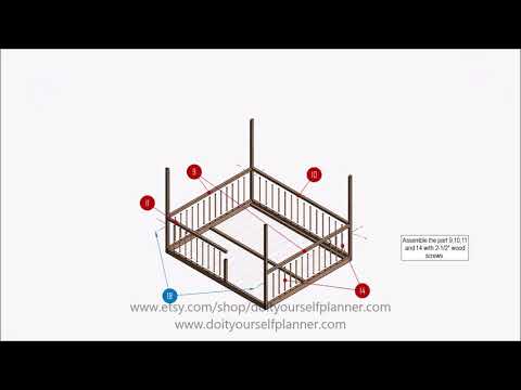 HB02-House Bed Build animation