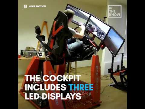 Insane racing simulator is the ultimate gaming chair