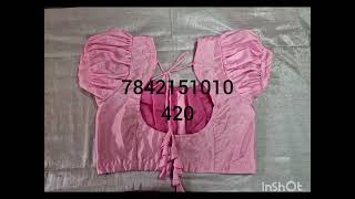 Poornima size to size blouse#blousesale #puffsleeve #satinsilk #yotubevideo #viral #trending