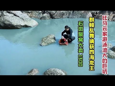 【阿向趕海】比馬雲家游泳池大的巨坑 群鰻亂舞擒獲四海龍王 石斑聚窩大賣1300