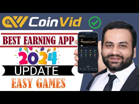 🟢 Coinvid Earning App 2024 Full Review || Easy Games || Earning App Today