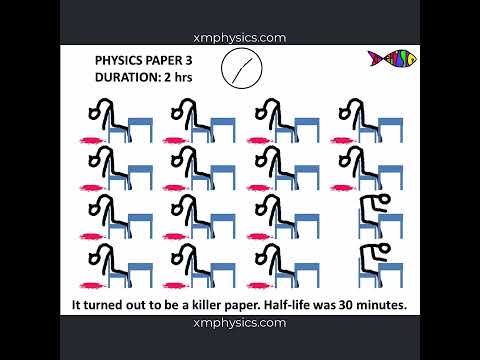 Killer Paper #alevelphysics #physics #radioactivity #radioactivedecay