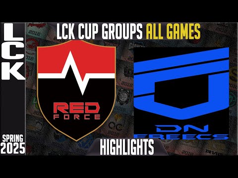 DNF vs NS Highlights ALL GAMES | LCK CUP Split 1 2025 Groups | DN Freecs vs Nongshim Redforcde